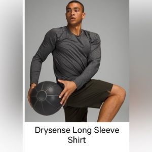 NWT Lululemon Men’s Drysense Long Sleeve, size L